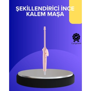 Profesyonel Saç Maşası 9mm Seramik Kaplama İnce Bukle Maşası