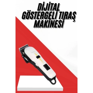 Profesyonel Şarjlı Tıraş Makinesi Turbo Kablosuz Saç Kesme Makinesi