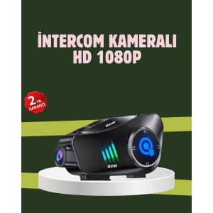 Q28 Full HD Kameralı Motosiklet Kask Kulaklığı – 45 Saat Müzik, IPX6 Su Geçirmez