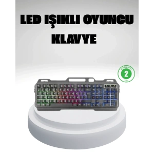 RGB Işıklı Oyuncu Klavye Mouse Seti – Türkçe Q, Ayarlanabilir DPI, Ergonomik ve Dayanıklı Tasarım
