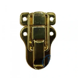 Sandık, Kutu Klipsi, Ön Kilidi - 48x30mm, Altın, 1 Adet