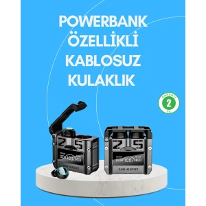 Şarj Kutulu Kablosuz Bluetooth Kulak İçi Spor Kulaklık