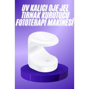 Seyehat Tipi Mini Oje Kurutucu Ultraviole Mor Işık Protez Tırnak Kurutucu