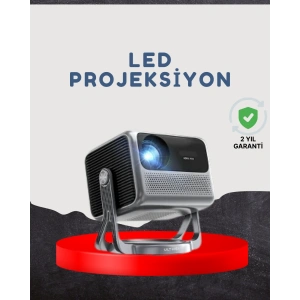 Smart Projector Android TV Dolby Sesli WiFi Bluetooth