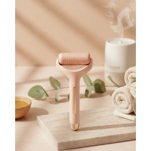 Soğuk Jel Başlıklı Buz Silindiri Yüz Masaj ve Bakım Aleti