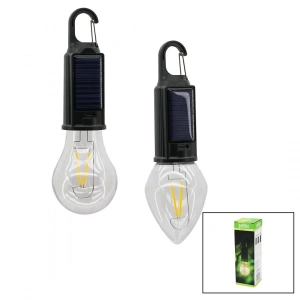 SOLAR - USB ŞARJ SEYYAR AMPUL MODEL=RUSTİK KAMP LAMBASI MANDALLI KANCA ASKILIK 3-KADEME IŞIK PT-331 (5047)