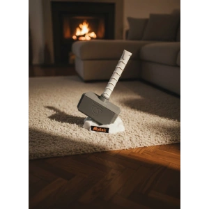 Thor Çekici Dekoratif Figür Mitolojik ve Fantastik Ev Aksesuarı 20x34 cm