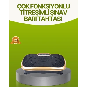 Titreşimli Egzersiz Platformu Evde Fitness ve Kas Güçlendirme