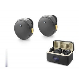 Type-C Kablosuz 2’Li Yaka Mikrofonu - Siyah HDX2796