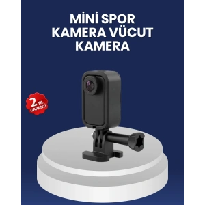 Vlog, Seyahat ve Günlük Video Çekimleri İçin Mini Kamera