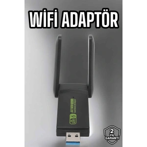 Wifi Adaptör Çift Bantlı Kablosuz Wifi Adaptörü