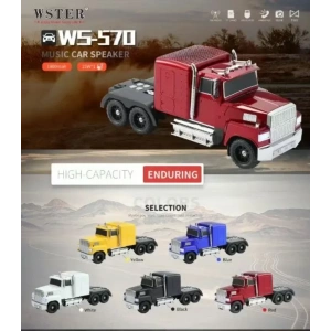 WS-570 Araba Şekli Bluetooth Hoparlör Retro HIFI Stereo Soundbox Masaüstü Bilgisayar Müzik Çalar (5047)