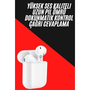 Yeni Nesil Çift Mikrofonlu Dokunmatik Kablosuz Bluetooth Kulaklık