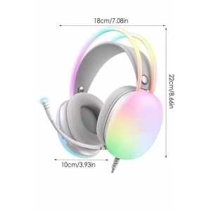 Yeni Nesil Kulak Üstü Kablosuz Uzun Ömürlü RGB Işıklı Bluetooth Kulaklık