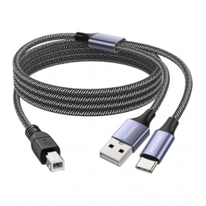 ZR361 Ads 501 Type-C 2 İn 1 Yazıcı Kablosu