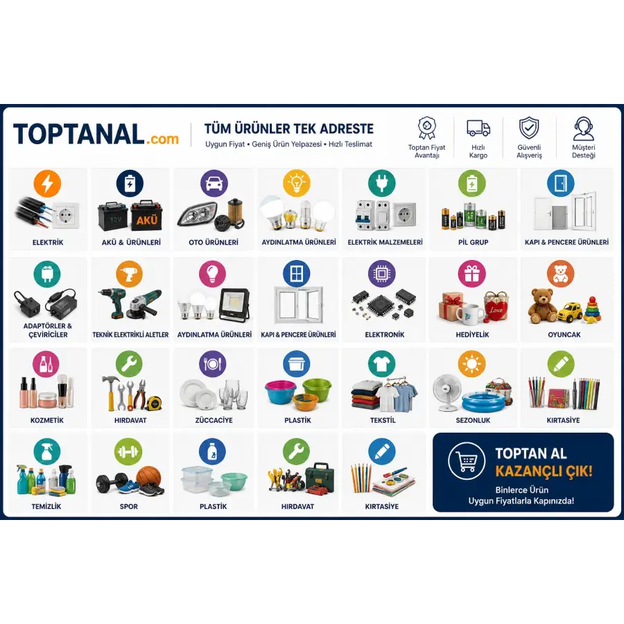 Toptanal.com: Toptan Alışverişin En Güvenilir Adresi