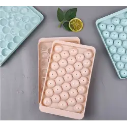 33 Hazneli Küre Buz Kalıbı Pembe