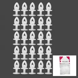 Egonex İst.grup ( Geçmeli ) Perde Düğmesi ( 20pcs ± 2ad )*25x40