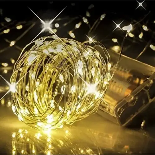 10 m Peri Led Işık Pilli Aydınlatma Dekor 100lü