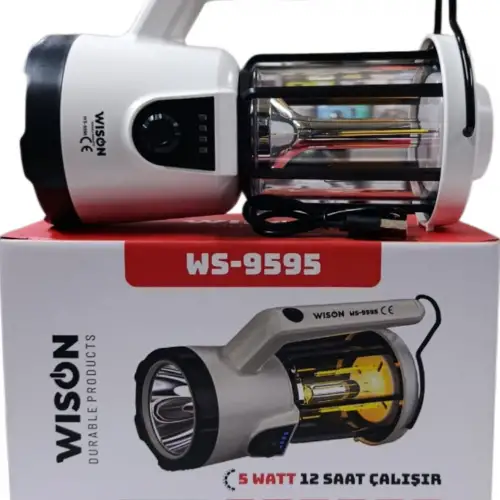 Wison WS-9595 Profesyonel El Feneri & Kamp Lambası | 5W