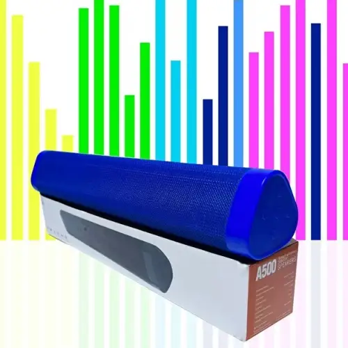 Bluetooth 5.0 Hoparlör Model A500 | Güçlü Bas ve Harika Sese Sahip Kablosuz Bluetooth Hoparlör