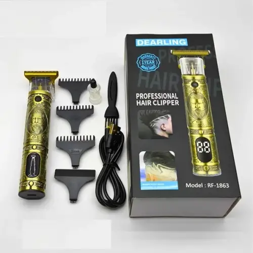 Kablosuz Şarjlı Saç ve Sakal Kesme Makinesi RF-1863