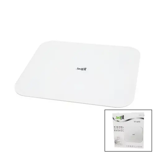 Egonex Techfit Tf-1070 (gizli Ekran &soft Beyaz Cam Zemin ) Dijital Baskül Terazi Tartı (180kg) (sensör &led Ekran &oda℃)*10