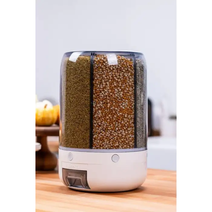 Alitech Kuru Gıda Ve Bakliyat 6lı Erzak Saklama Kabı 10 Kg
