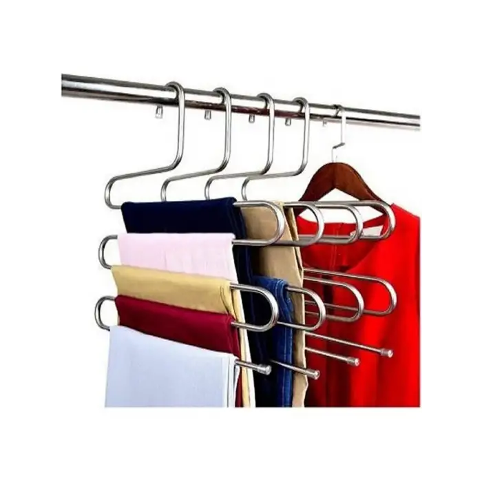 5 Katlı Pantolon Eşarp Askısı Metal Egonex