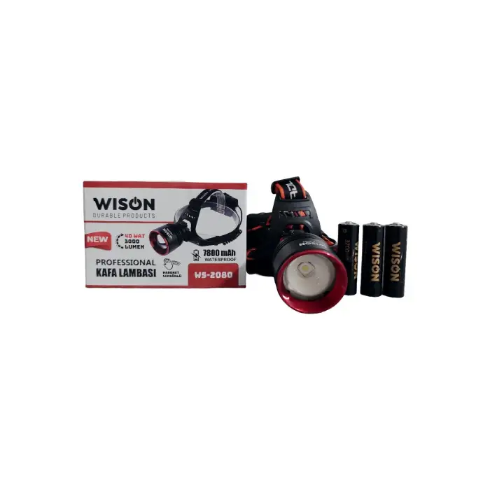 Wison Ws-2080 Profesyonel Kafa Lambası 3000 Lümen 40 Watt