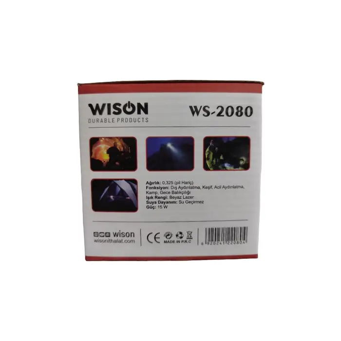 Wison Ws-2080 Profesyonel Kafa Lambası 3000 Lümen 40 Watt