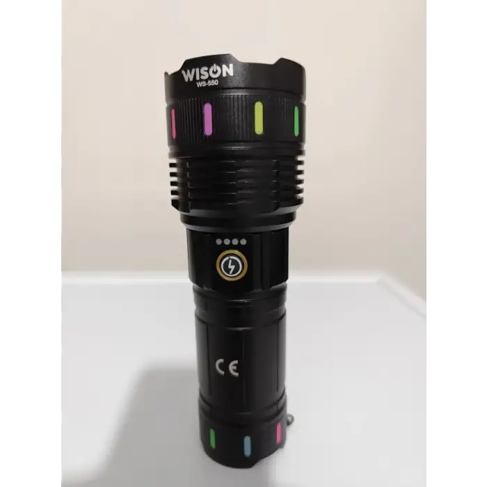 Wıson Wison Ws-550 30w 3000 Lümen Zoomlu Profosyonel El Feneri