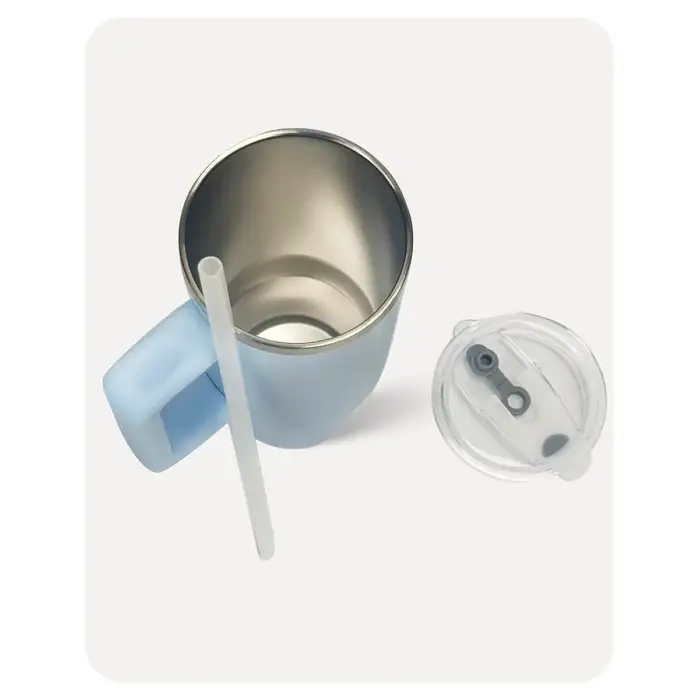 Penguin Termos Pipetli Termos Bardak 900 Ml Paslanmaz Çelik Mavi