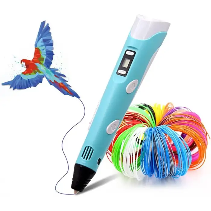 3d Kalem - 3d Pen Baskı Kalemi Yazıcı Printer + 5 Renk Filament