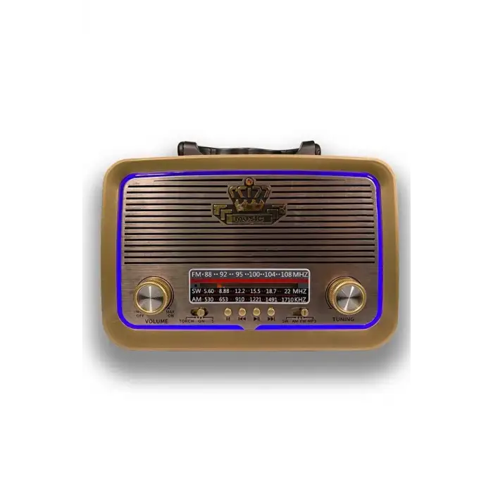 Ahşap Görünümlü Nostaljik Radyo Yage YG-300