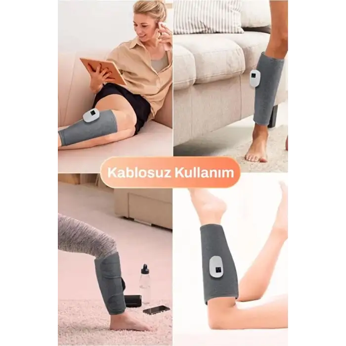 Egonex Şarjlı,Isıtmalı ve Sıkma Diz ve Baldır Masaj Aleti