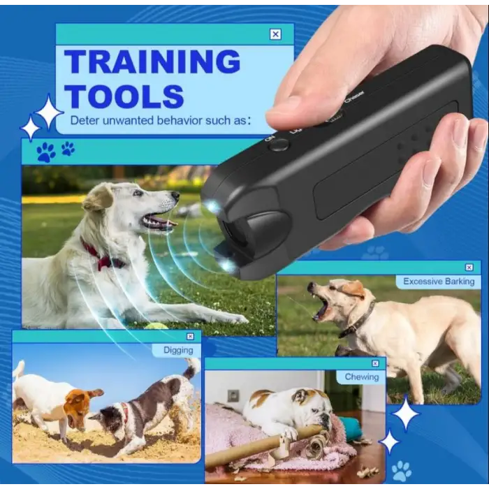 Ultrasonik Köpek Kovucu Menzilli Havlama Önleyici ve Eğitim Yardımcısı