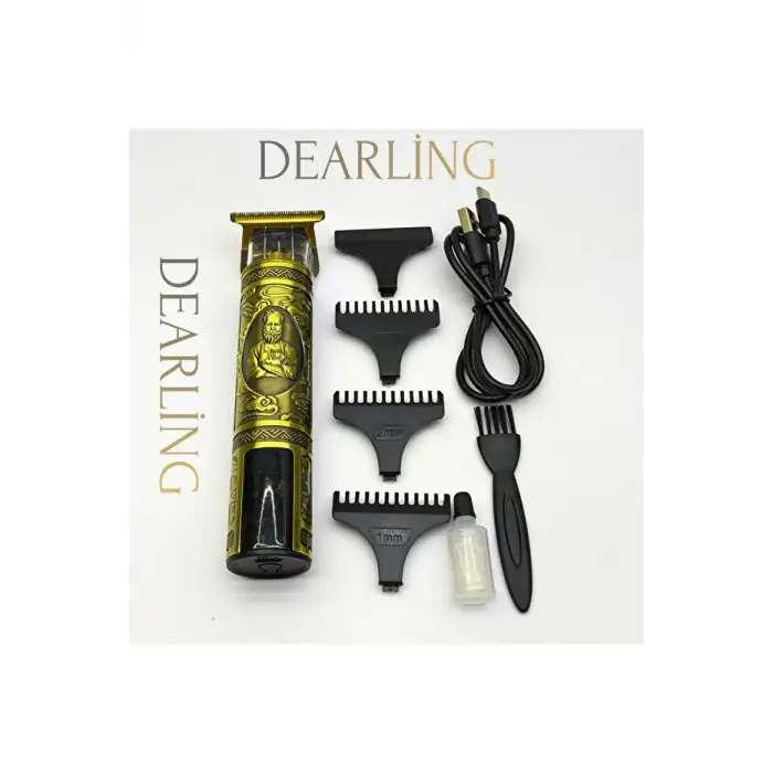 Dearling RF-1867 Profesyonel Saç ve Sakal Tıraş Makinesi - Dijital Göstergeli, Retro Tasarım