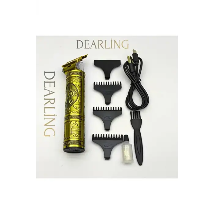 Dearling RF-1867 Profesyonel Saç ve Sakal Tıraş Makinesi - Dijital Göstergeli, Retro Tasarım
