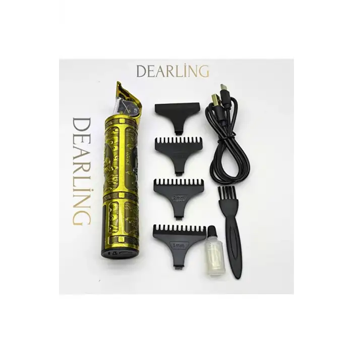 Dearling RF-1867 Profesyonel Saç ve Sakal Tıraş Makinesi - Dijital Göstergeli, Retro Tasarım