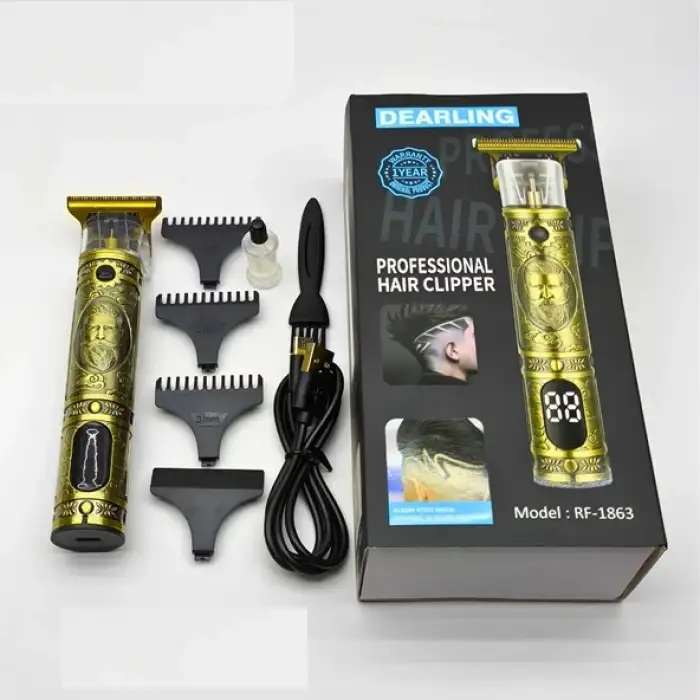 Kablosuz Şarjlı Saç ve Sakal Kesme Makinesi RF-1863