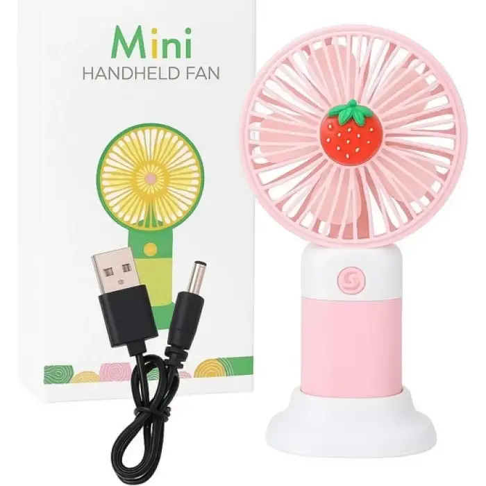 Mini Fan Meyve - Çocuklar için Havalı ve Sevimli El Fanları