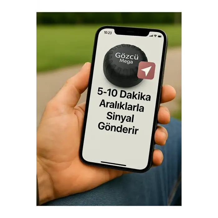 Gözcü Mega Android ve İos Uyumlu Takip Cihazı 3 Yıl Pil Ömrü Geçmişe Dönük Konum Gps Araç Motor Çocuk Gizli