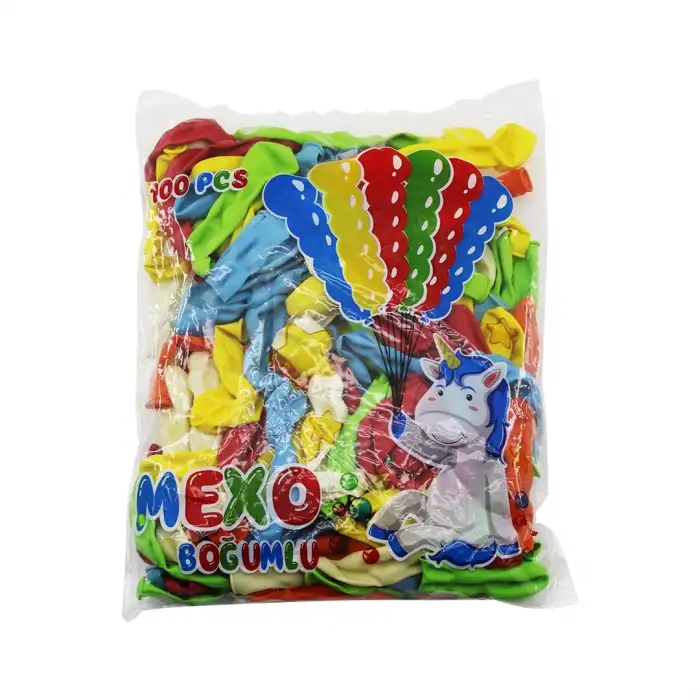 Ak Balon Mexo ( Boğumlu ) Balon ( 100pcs )*1x30