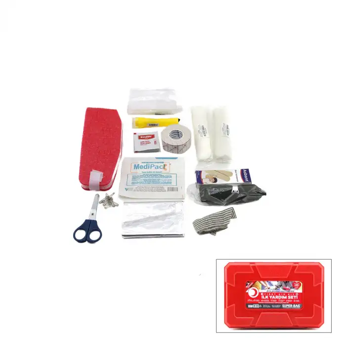 Asr-5014 ( Küçük ) İlk Yardım Seti (fırst Aıd Kıt) Pls.çantalı*24