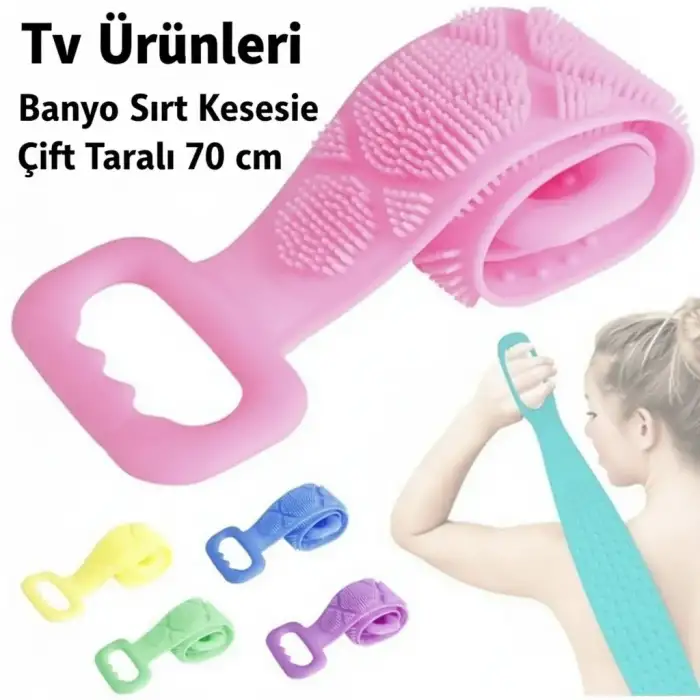 Banyo Sırt Kesesi Çift Taraflı 70 Cm