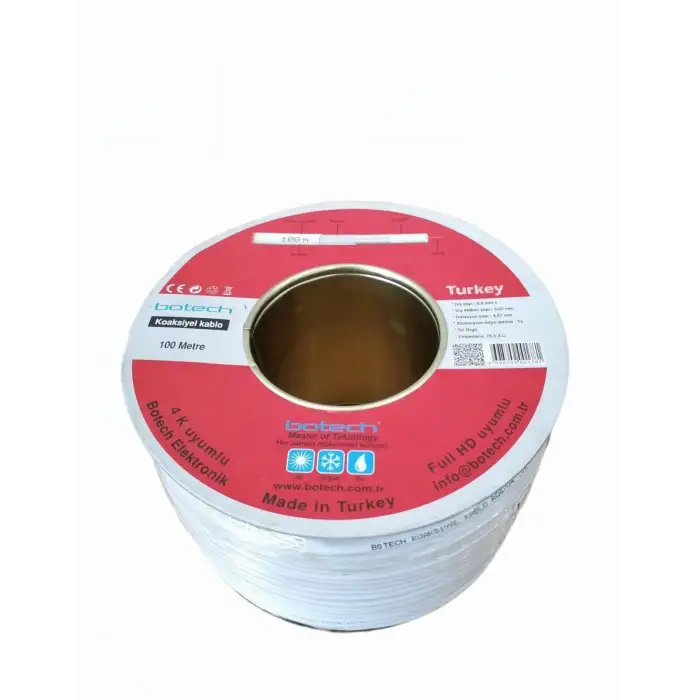 Botech ( 100mt ) Uydu Anten Kablosu Rg 6u*10
