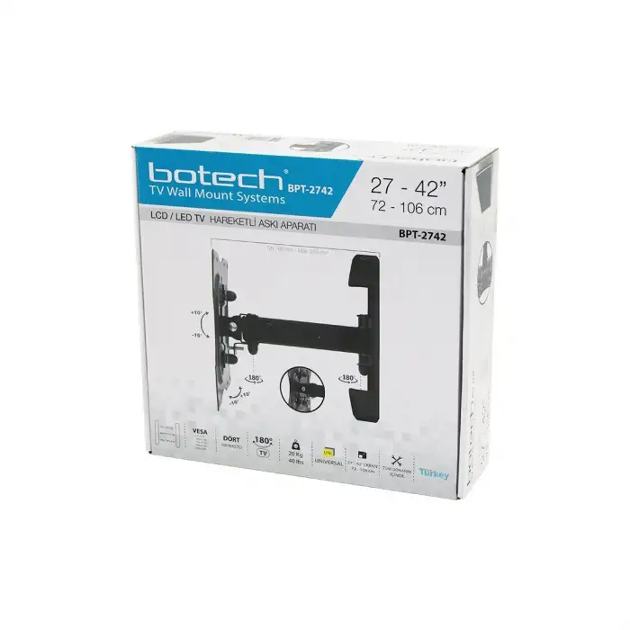 Botech Bpt-2742 Hareketli Tv Askı Aparat 72x106*12