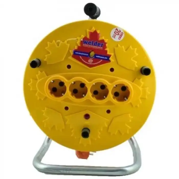 Cca Ct Welder ( 20mt ) Makaralı Uzatma Kablo 3x1.5mm*4