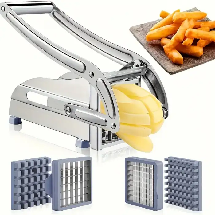 Çelik El Tipi Patates Sebze Dilimleyici Küp Rende Doğrayıcı